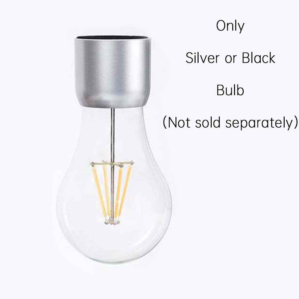 Magnetic Levitating Floating Wireless LED Light Bulb with Wireless Charger for Desk Lamp Home Room Office Decor Unique Gift
