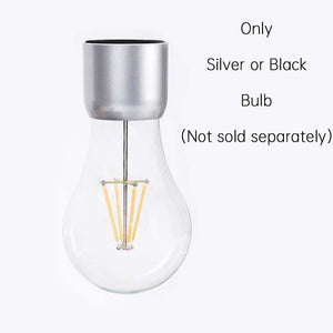 Magnetic Levitating Floating Wireless LED Light Bulb with Wireless Charger for Desk Lamp Home Room Office Decor Unique Gift